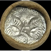 1973 5 Cent Coin Mint Roll Heads/Tails