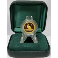 1999 Gold Lunar Quarter Ounce Proof Coin Series I Rabbit