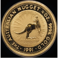 1991 Gold Quarter Ounce Uncirculated Coin