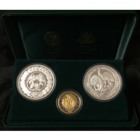 Sydney 2000 Olympic Gold and Silver 3 Proof Coin Set #4 Preparation I