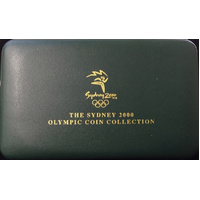Sydney 2000 Olympic Gold and Silver 3 Proof Coin Set #6 Achievement (Stadium)