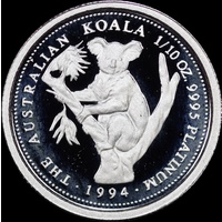 1994 Platinum Tenth Ounce Proof Koala