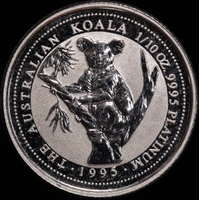 1995 Platinum 1/10th Ounce Proof Koala