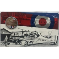 2021 50 Cent Uncirculated Coin Royal Aircraft Factory S.E.5A Ex Set