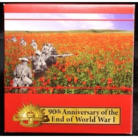 2008 Silver 1 Ounce Proof Coin 90th Anniversary of the End Of WWI