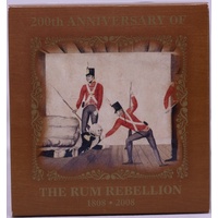 2008 Silver One Ounce Proof Coin Rum Rebellion