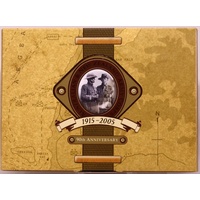 2005 Silver Two Coin Set (2 *1oz) Anzac 90th Anniversary in Cake Tin