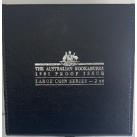 1991 Silver Two Ounce Proof Coin Kookaburra