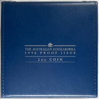 1998 Silver Two Ounce Proof Coin Kookaburra