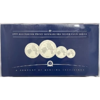 1999 Silver Four Coin Set (1kg 10oz 2oz 1oz) Kookaburra