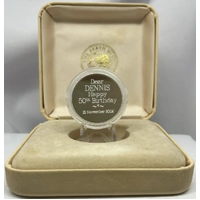 Perth Mint 2001 Silver Proof Medallion Exhibition Centenary of Federation Engraved