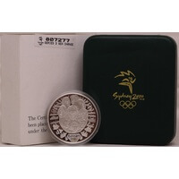 2000 Silver Olympic Proof Coin A Sea Change (II)