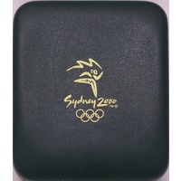 2000 Silver Olympic Proof Coin Frill-Necked Lizard and Sturt's Desert Pea