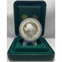 2000 Silver 1 Ounce Olympic Proof Coin Platypus and Water Lily