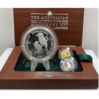 1998 Gold Platinum Silver Family of Precious Metals Proof Coin Set