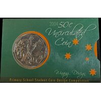 2004 50 Cent Uncirculated Coin Student Design Wombat