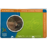 2006 50 Cent Unc Melbourne Commonwealth Games - Rugby Sevens