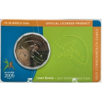 2006 50 Cent Unc Melbourne Commonwealth Games - Lawn Bowls