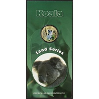 2008 One Dollar Unc Coin Land Series Koala