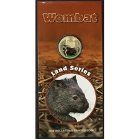2008 One Dollar Unc Coin Land Series Wombat