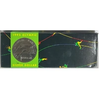 1992 One Dollar Silver Proof Coin Fair Barcelona