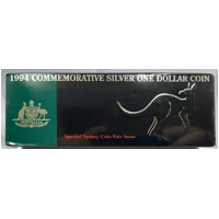 1994 One Dollar Silver Proof Coin Fair Decade Of The Dollar