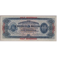 1918 Ten Shilling Cerutty/Collins R3B PCGS VF25