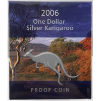 2006 Silver 1 Dollar Proof Coin Kangaroo Spirit of Australia