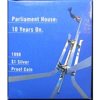 1998 Silver 1 Dollar Proof Coin Ballot Issue New Parliament House