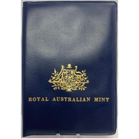 1966 Uncirculated Mint Coin Set Blue Wallet