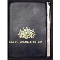 Australia 1969 Uncirculated Mint Coin Set Blue Wallet