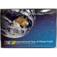 Australia 2008 2 Coin Uncirculated Mint Set Year of the Planet