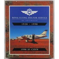 1998 5 Dollar Proof Coin Flying Doctors