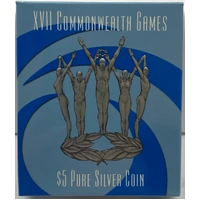 2002 5 Dollar Silver Proof Coin Commonwealth Games