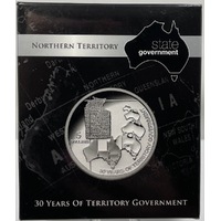 2008 Five Dollar Silver Proof State Government - Northern Territory