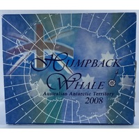 2008 Silver One Ounce Proof Coin Antarctic Territory Humpback Whale