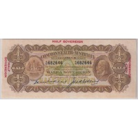 1926 Ten Shilling Kell/Collins R5 PCGS AU55