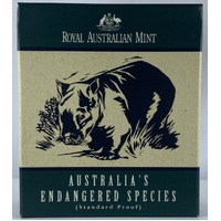 1998 Ten Dollar Silver Proof Coin Wombat