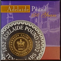 2002 Silver 10 Dollar Proof Coin Adelaide Pound