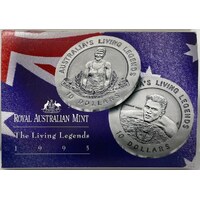 1995 Ten Dollar Specimen Pair The Living Olympic Legends
