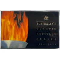 1996 Ten Dollar Specimen Pair The Greatest Olympics