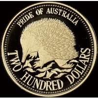 1992 Two Hundred Dollar Gold Proof Coin - Echidna