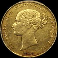 1856 Sydney Mint Type I Half Sovereign Very Fine