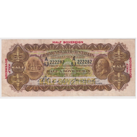 1928 Ten Shilling Riddle/Heathershaw R7 good VF