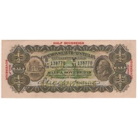 1928 Ten Shilling Riddle/Heathershaw R7 PCGS Choice UNC 64