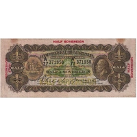 1928 Ten Shilling Riddle/Heathershaw R7 Very Fine