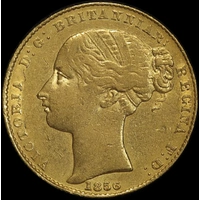 1856 Sydney Mint Type I Sovereign about VF