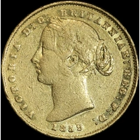 1859 Sydney Mint Type II Sovereign about VF