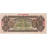 1933 Ten Shilling Riddle/Sheehan R8B Extremely Fine