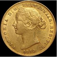 1870 Sydney Mint Type II Sovereign good EF